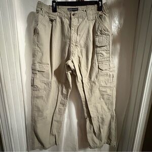 5.11 Tactical Series Pants Mens 34x30 Khaki Police Corrections Work Cargo Canvas